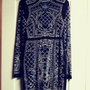 Beautiful Black dress with rhinestones